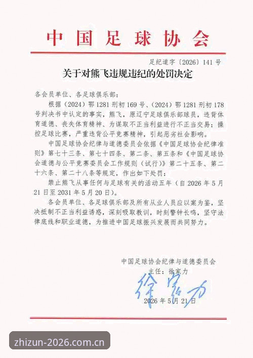 中国足球协会第三批禁足名单详解：17人终身禁赛，48人受罚